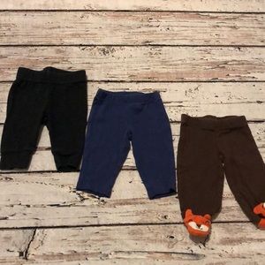 Lot of 3 boy NB pants